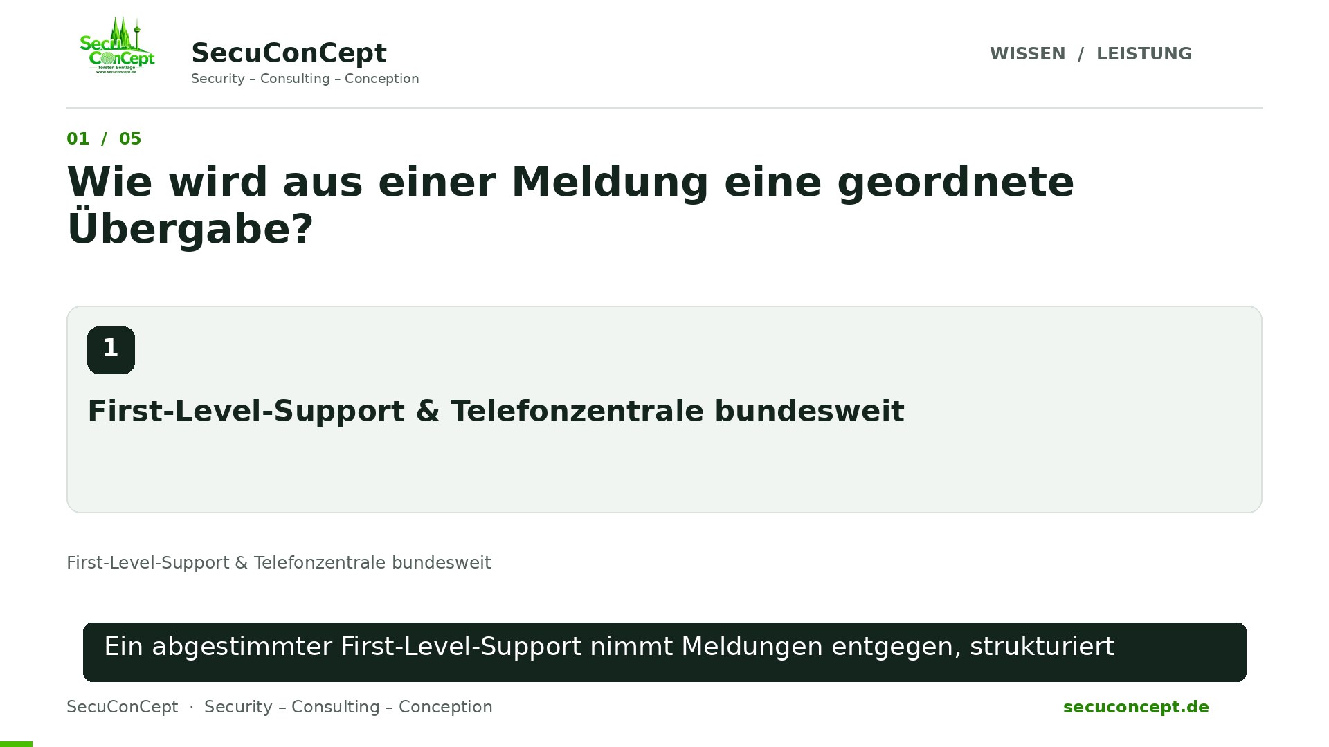 Vorschaubild: First-Level-Support & Telefonzentrale bundesweit