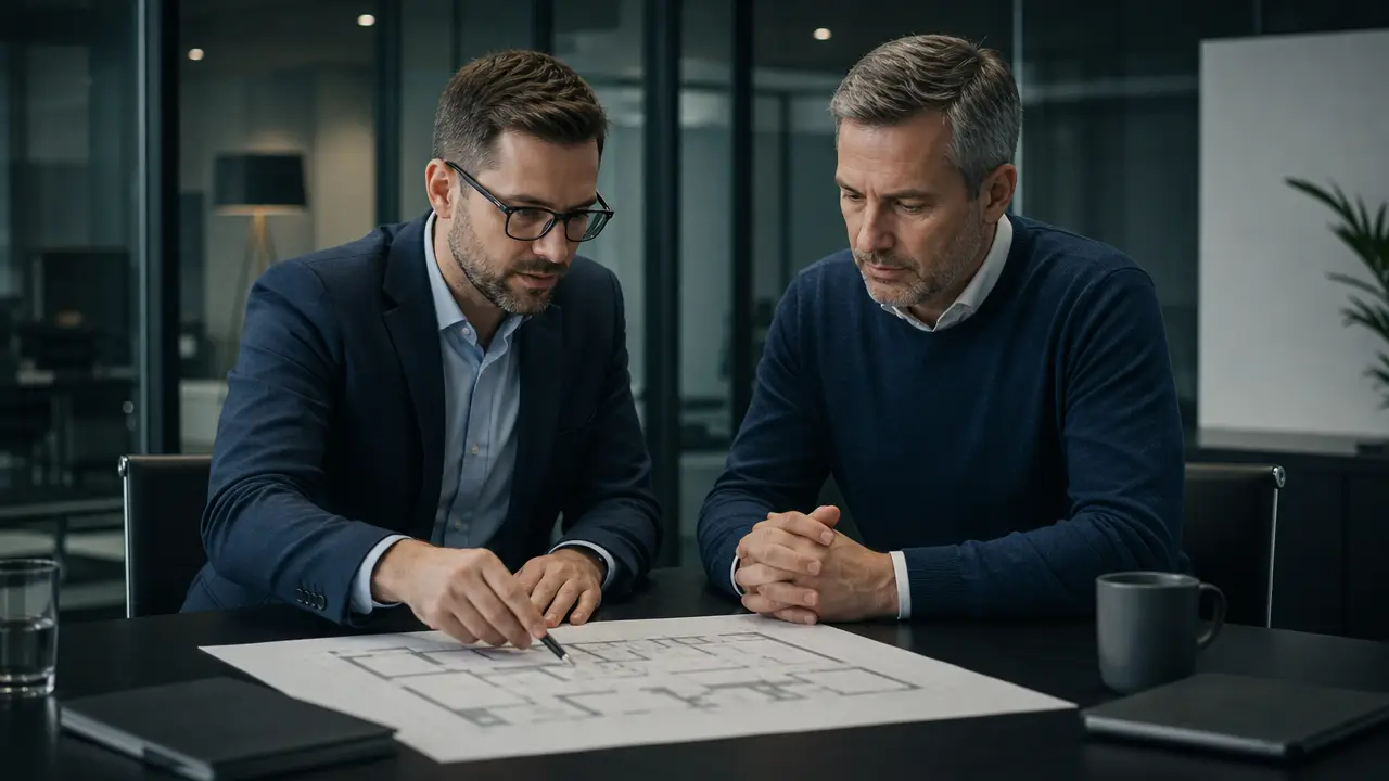 Symbolbild: Beratungsgespräch über die wirtschaftliche Bewertung von Sicherheitsleistungen.
