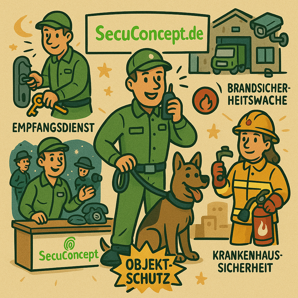 Objektschutz made by SecuConCept. Professionelle Sicherheit für Ihre Immobilie und Gewerbe.