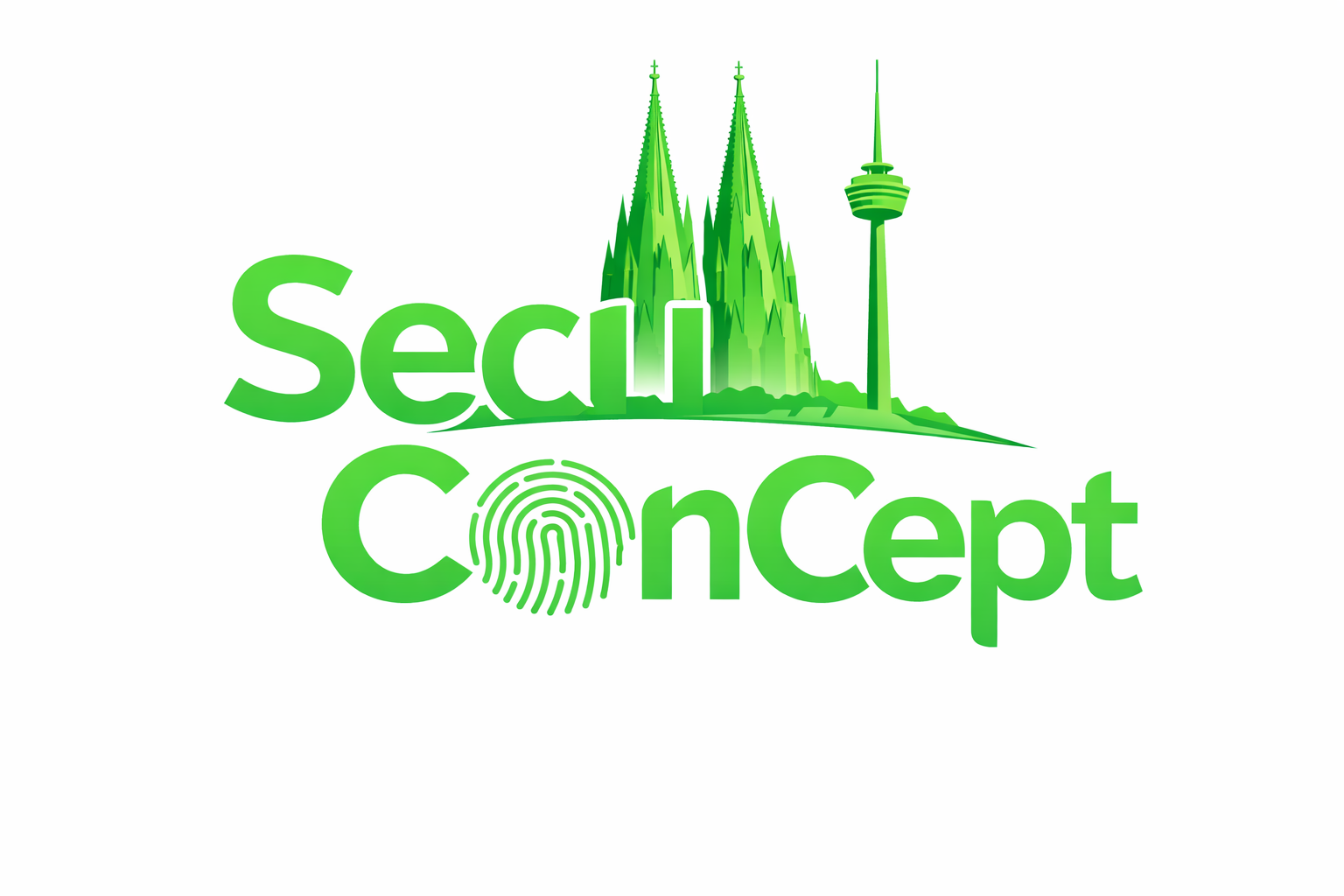 SecuConCept Logo mit Kölner Dom und Fernsehturm