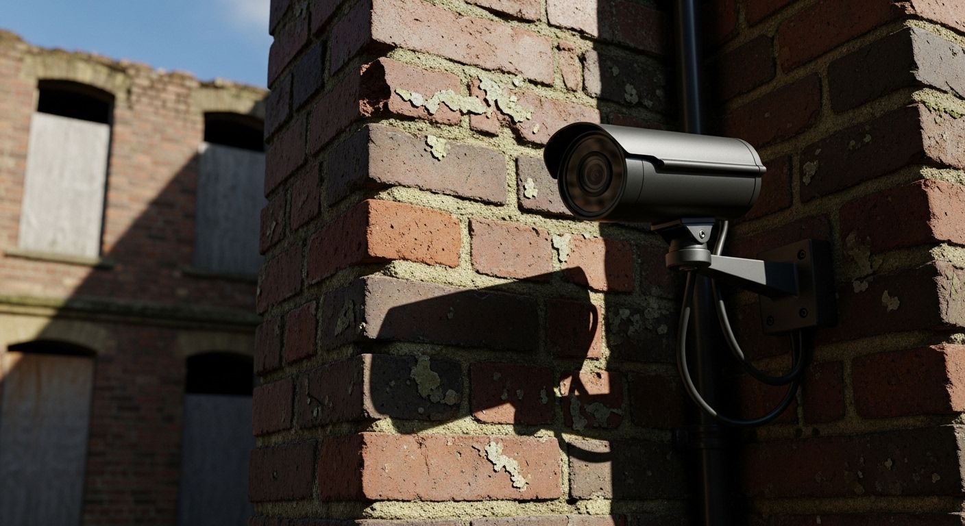 Videoüberwachung eines leerstehenden Gebäudes