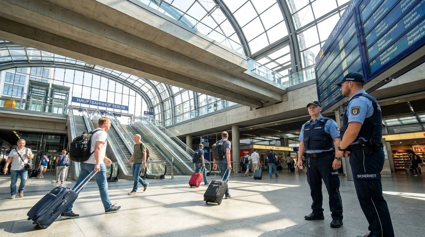 Moderne Verkehrsinfrastruktur mit Sicherheitsfokus