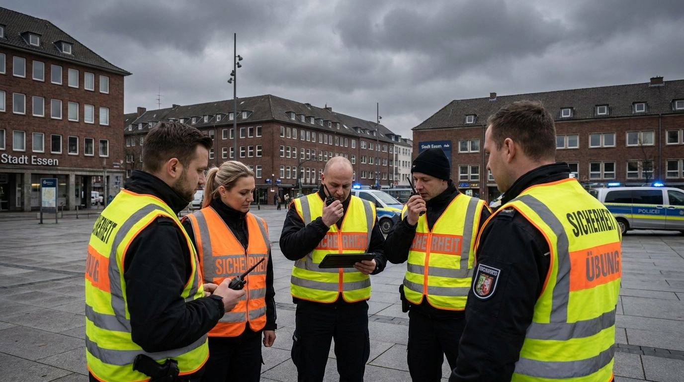 Koordination zwischen Sicherheitsdienst und Behörden