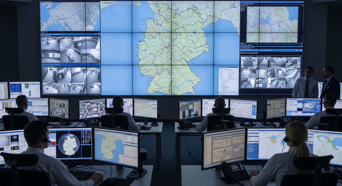 Zentrale Steuerung von Sicherheitsdiensten