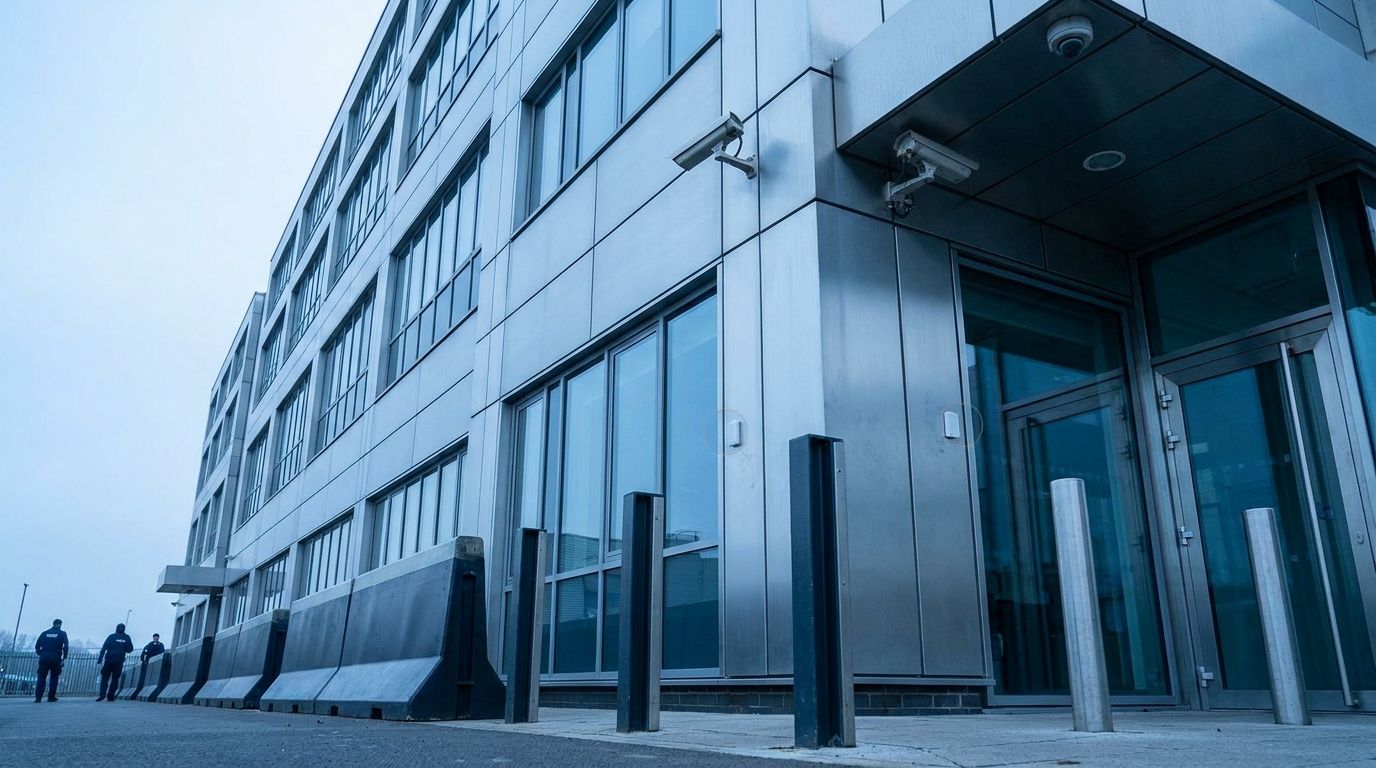 Funk Alarmanlage in Bürogebäude