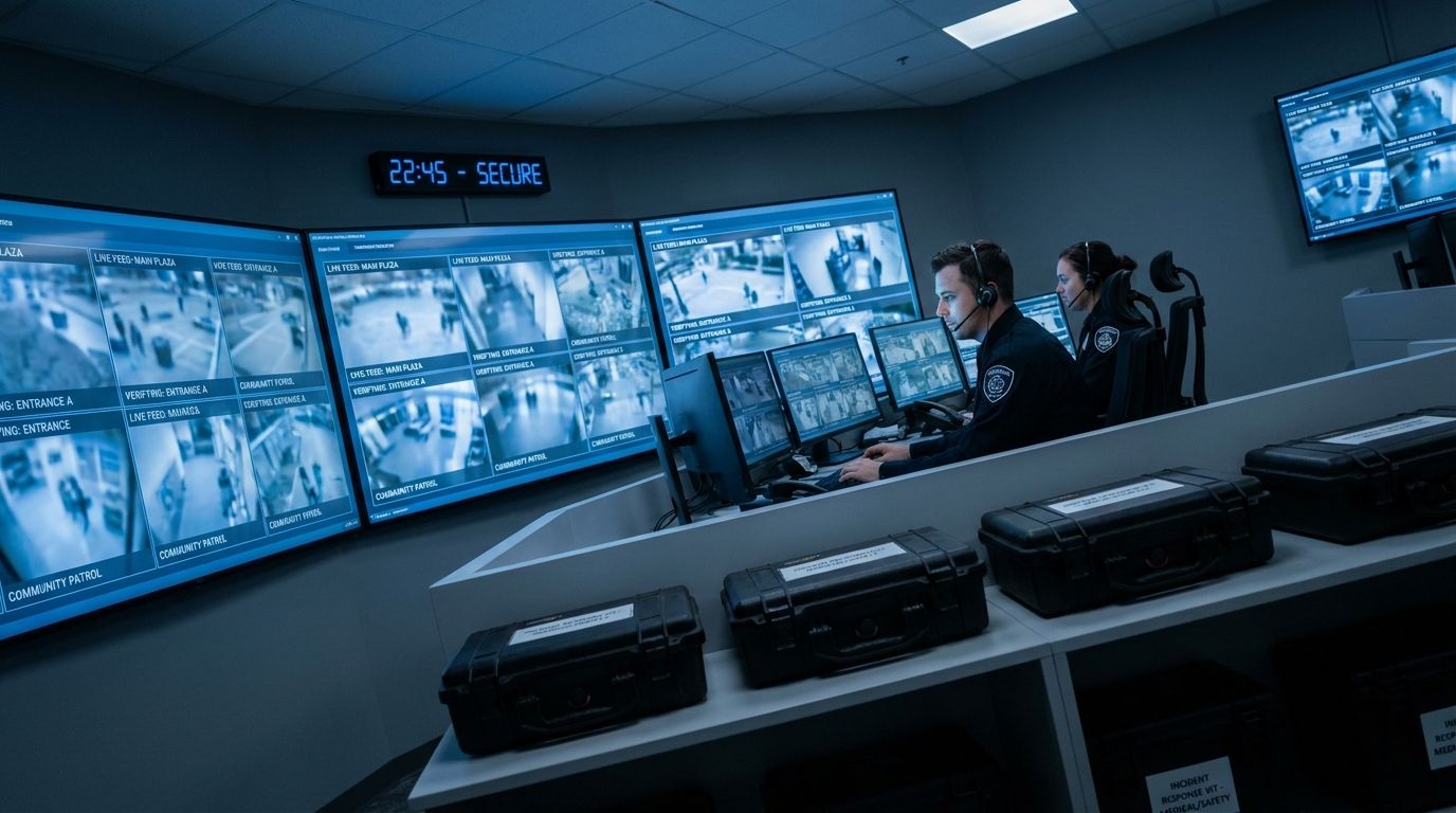 Videoverifizierte Alarmanlage Leitstelle