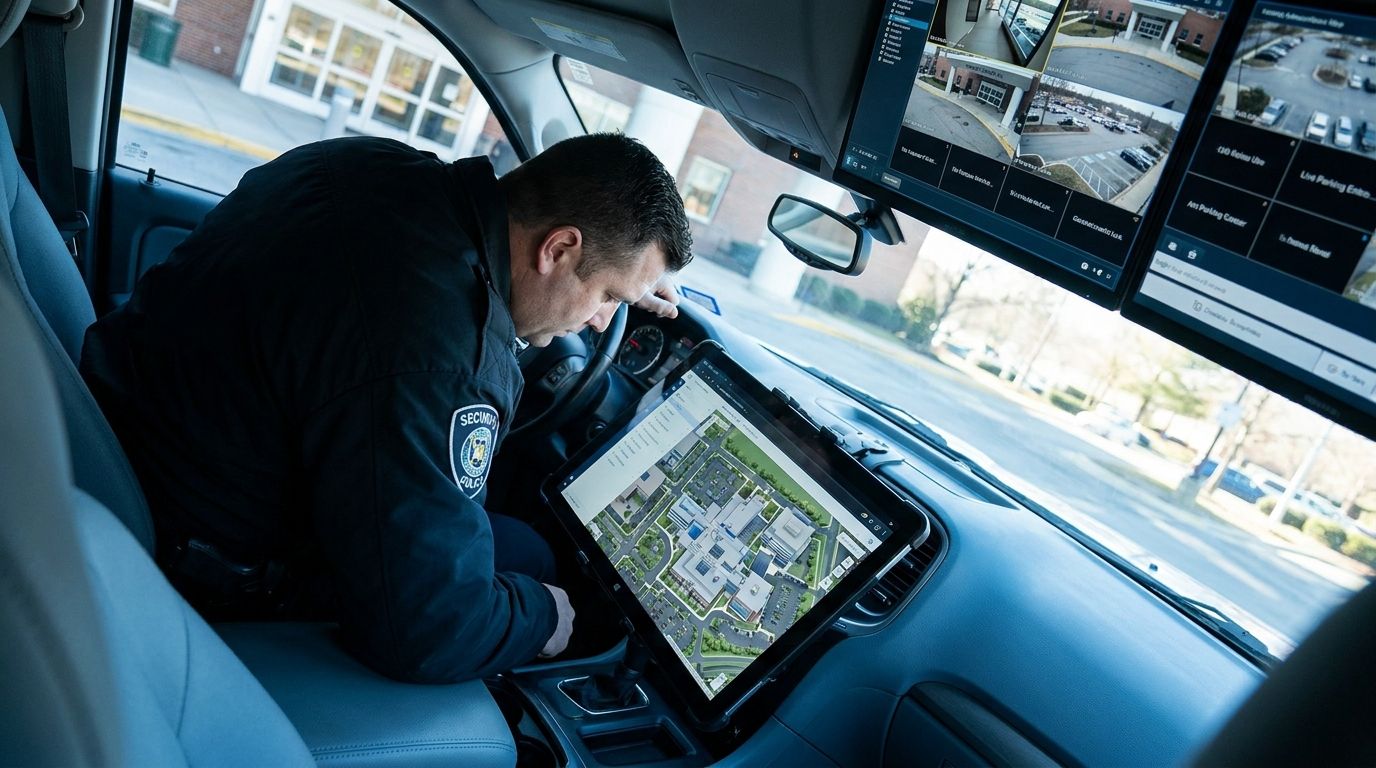 Kontrollfahrt mit Tablet und GPS
