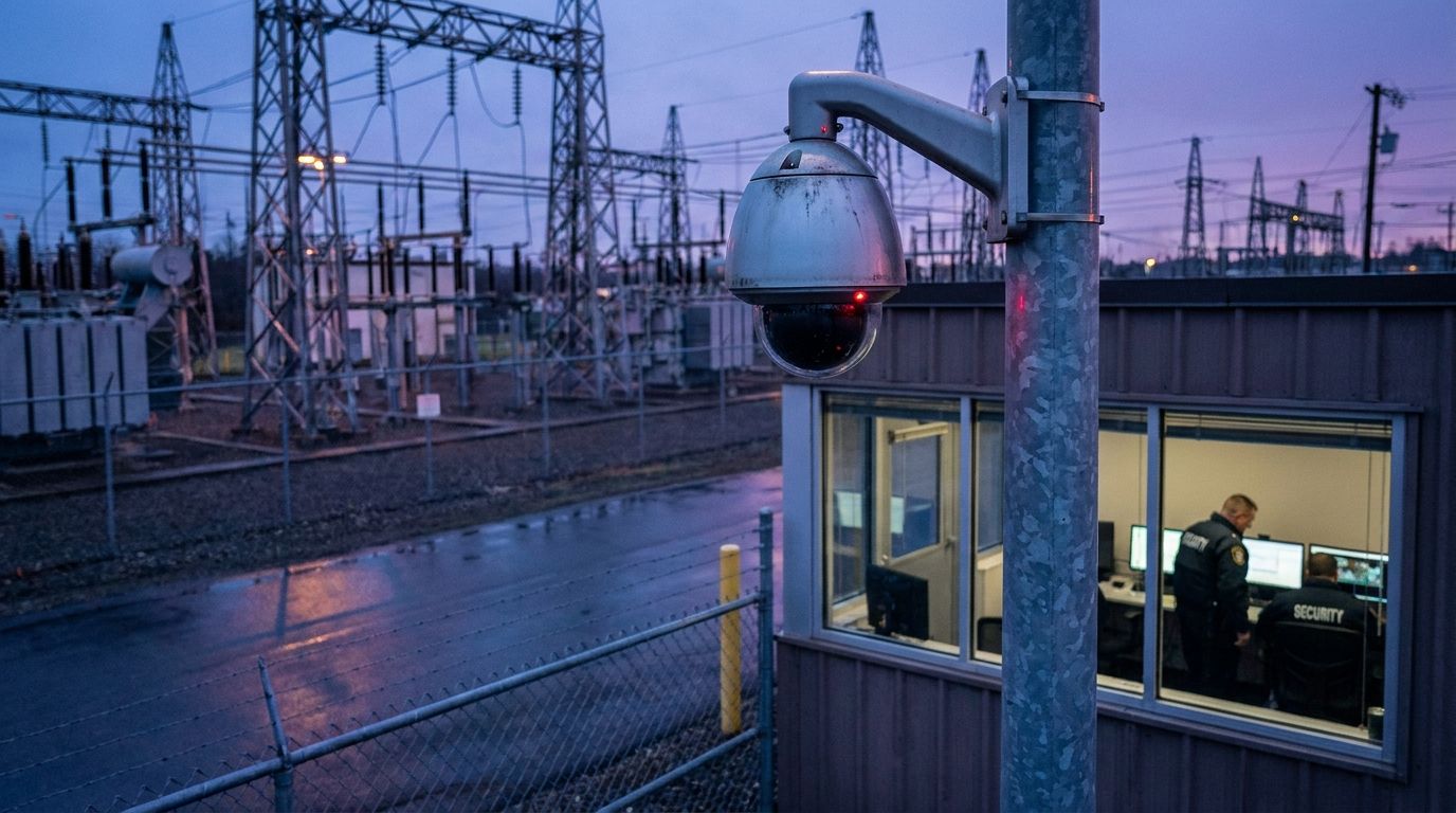 Videoüberwachung an Energieinfrastruktur