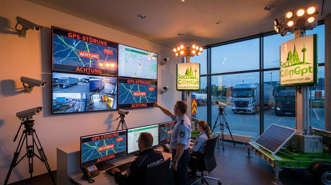 Lkw-Flotte mit digitaler Sicherheitsüberwachung