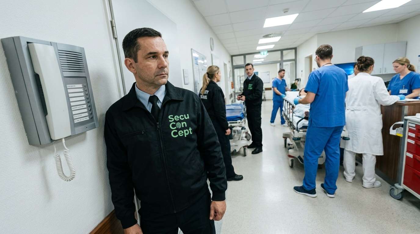 Notaufnahme mit Sicherheitskonzept