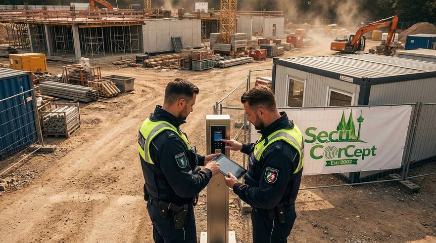 Moderne Zutrittskontrolle in einem Industrieunternehmen