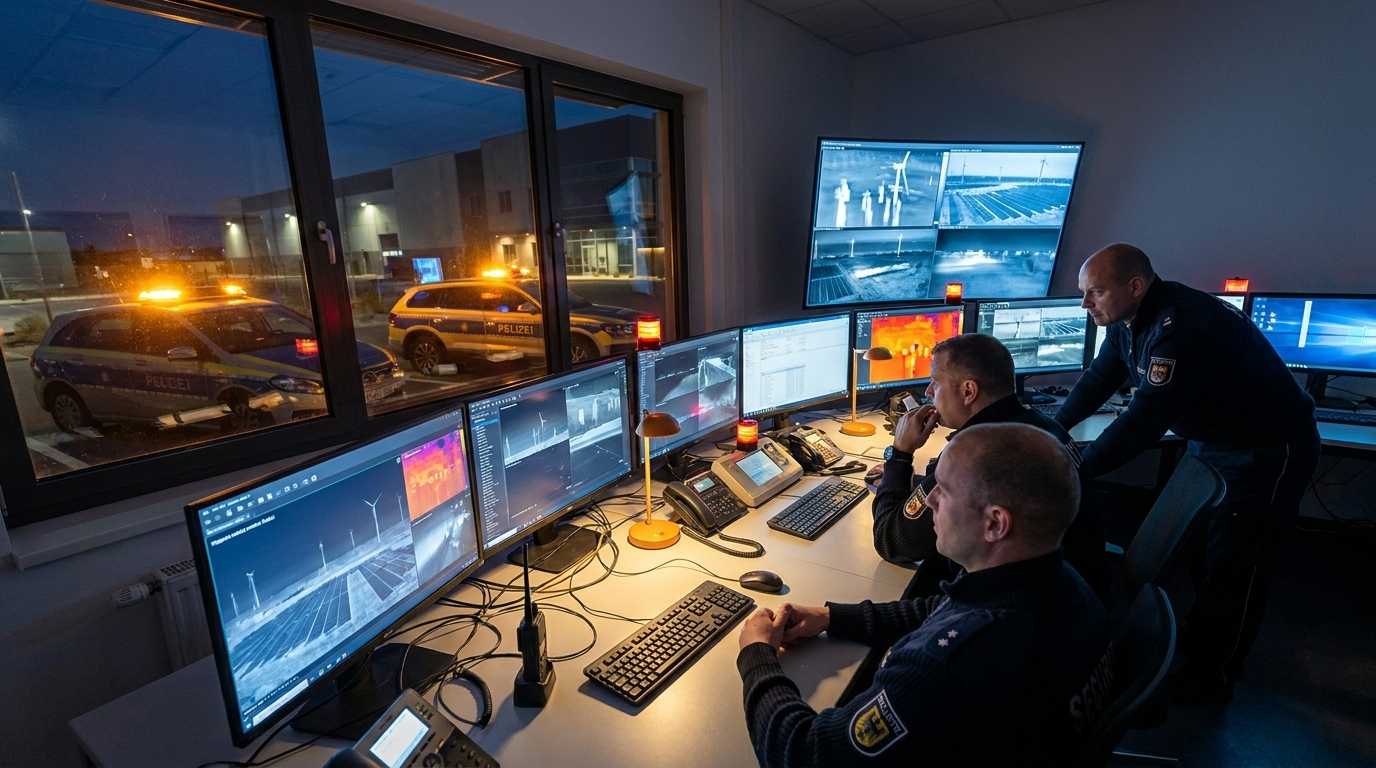 Leitstelle überwacht Energieinfrastruktur